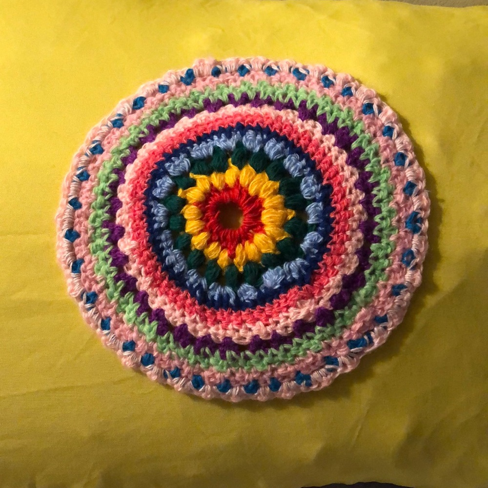 Sun touched Woolen Mandala